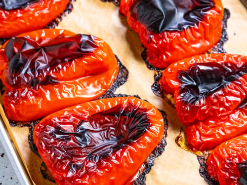Roasted Red Peppers Recipe - How to Roast Red Peppers Roasted Red Peppers Recipe - How to Roast Red Peppers
