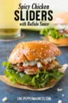 Spicy Ground Chicken Sliders (with Buffalo Sauce)