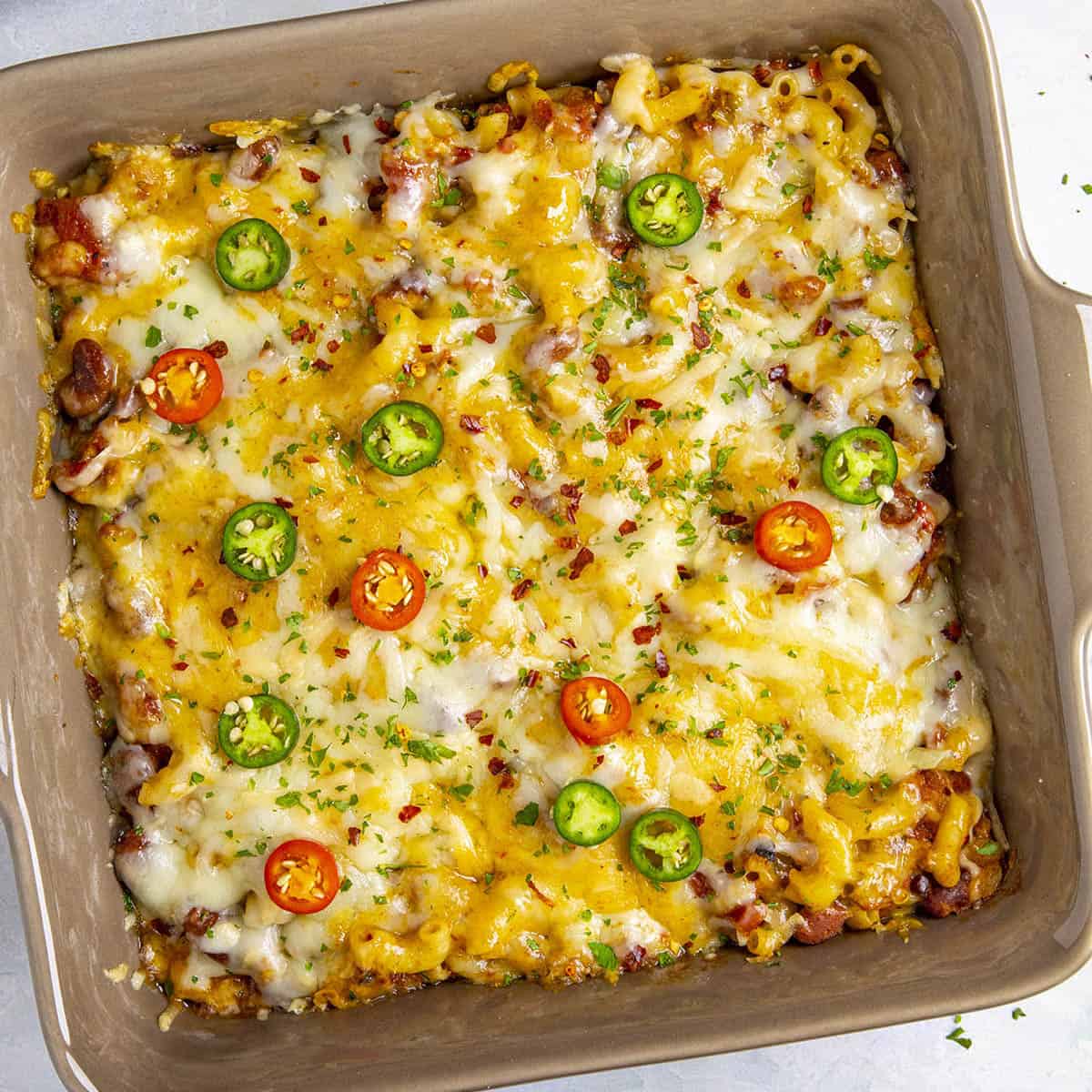 Baked Chili Mac Casserole Recipe - Chili Pepper Madness