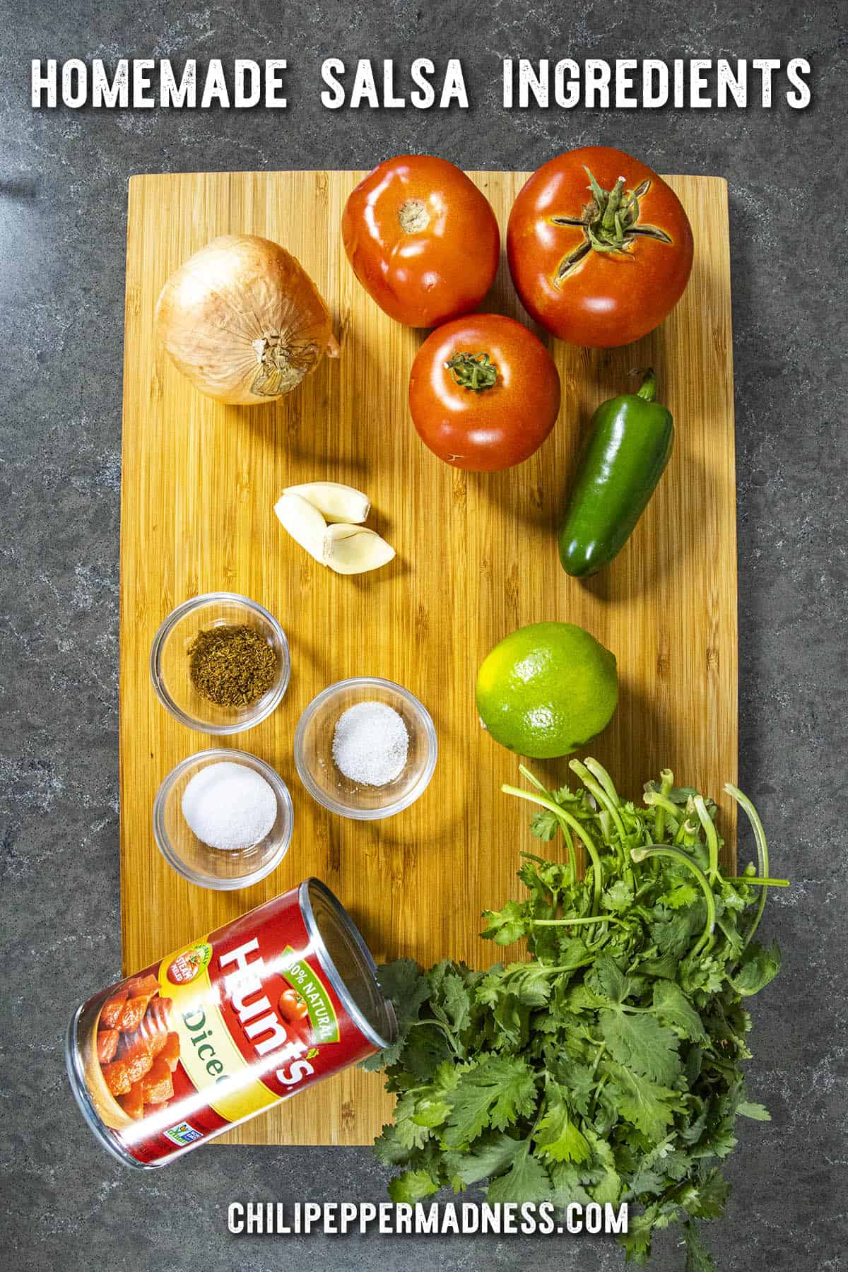Homemade Salsa Ingredients