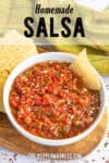 Homemade Salsa Recipe (Restaurant Style Salsa)