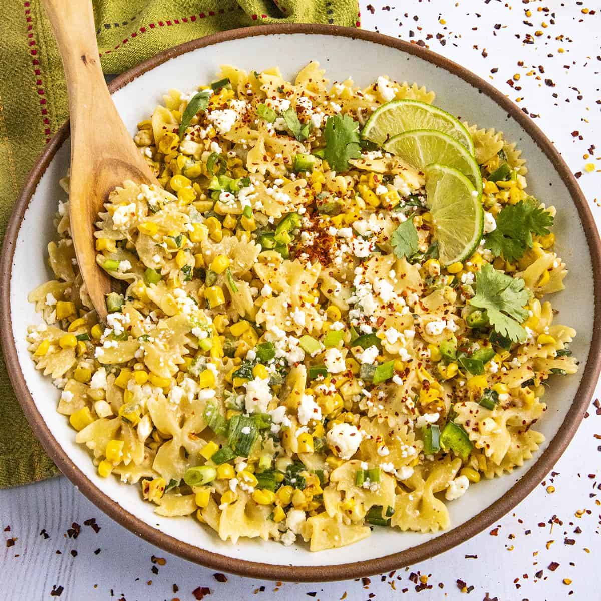 Mexican Street Corn Pasta Salad Recipe