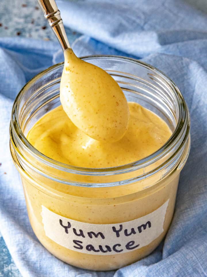 Delicious Yum Yum Sauce in a jar