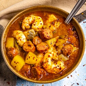 Green Chili Stew with Shrimp Recipe