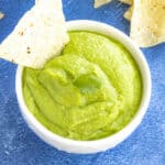 Creamy Avocado Salsa Verde Recipe with Tomatillo