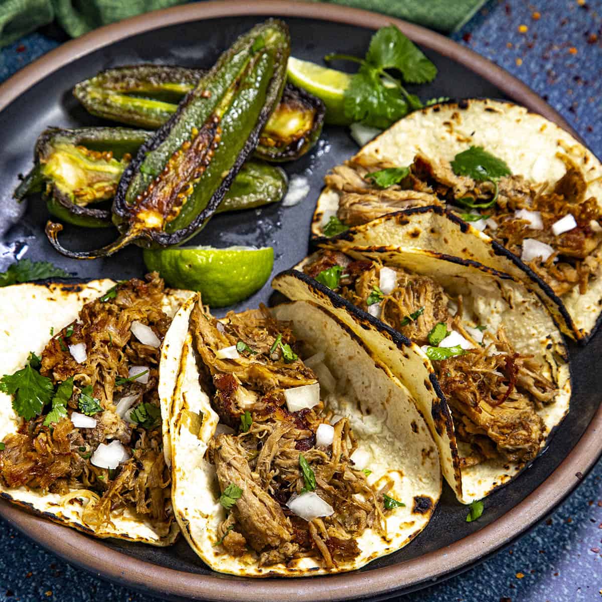 Slow Cooker Carnitas Recipe (Crispy Mexican Pork Carnitas Tacos)-image