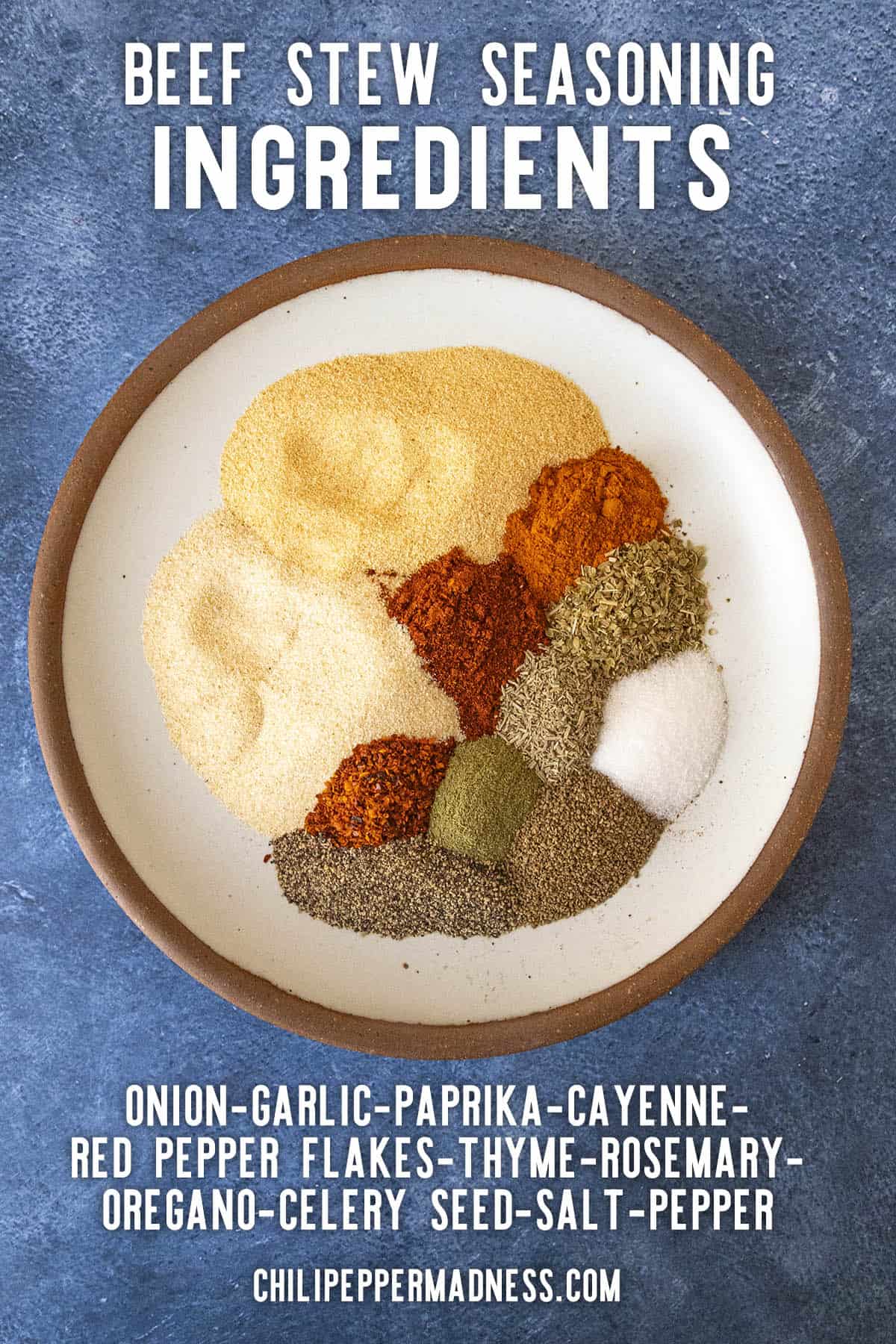 Beef Stew Seasoning Ingredients List