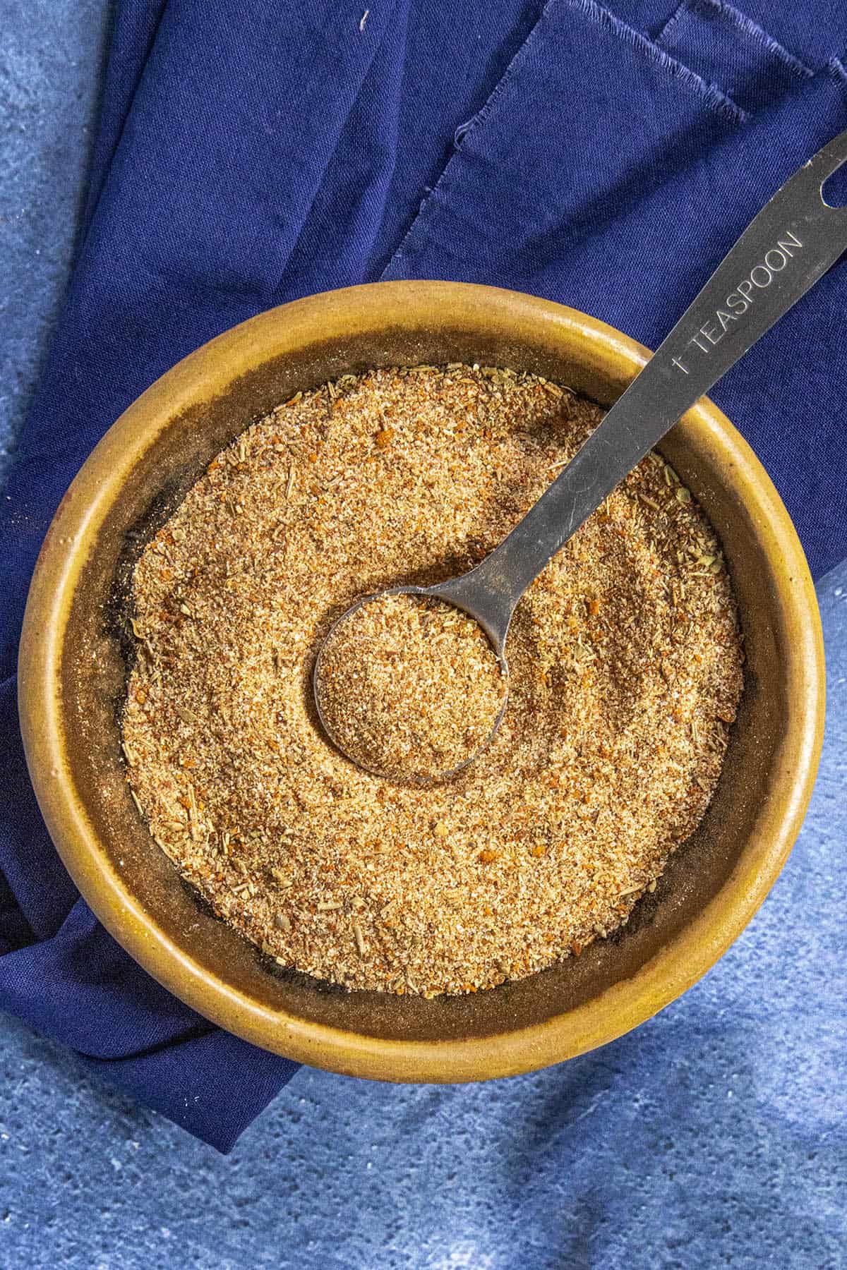 A bowl full of Beef Stew Seasoning ready to use