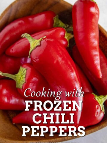 Cooking with Frozen Chili Peppers
