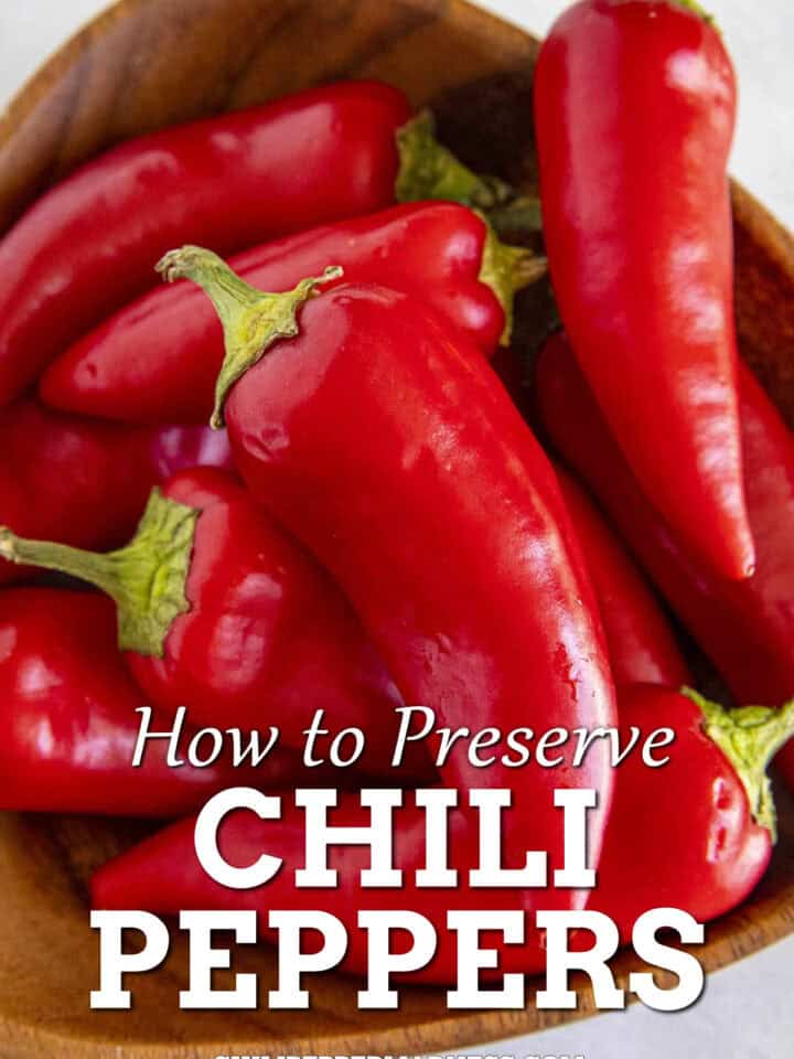 How to Preserve Chili Peppers