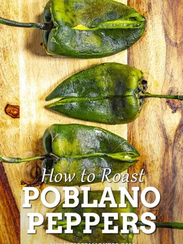 How to Roast Poblano Peppers
