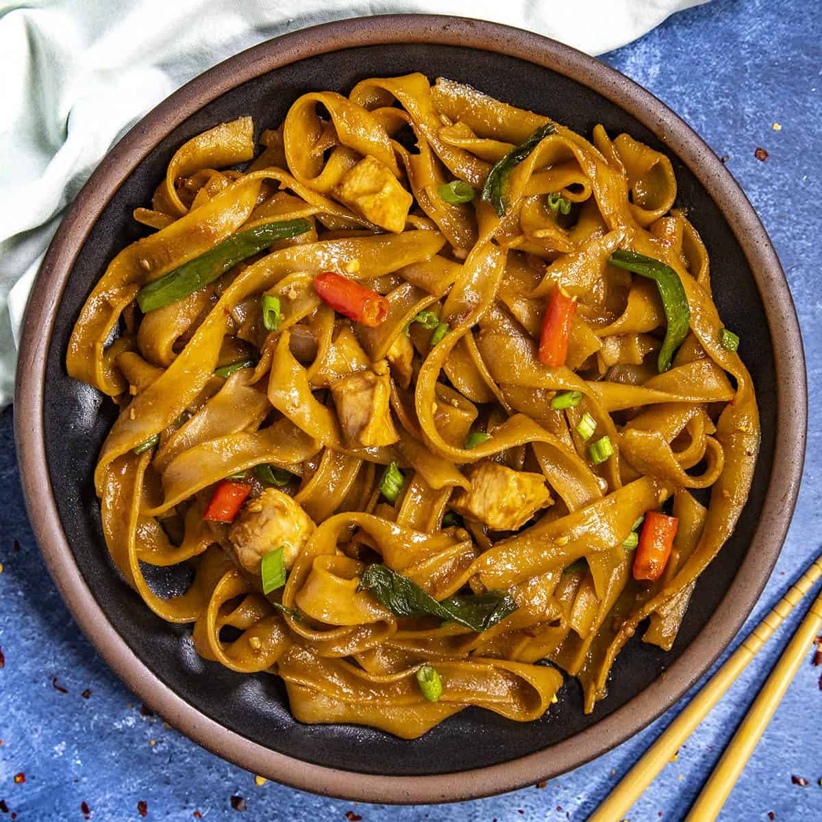 Drunken Noodles Recipe (Pad Kee Mao)