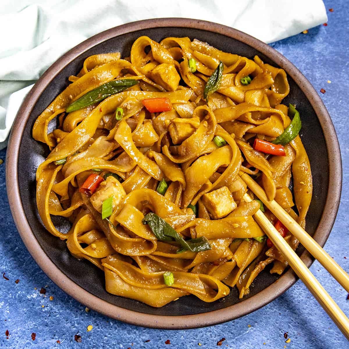 Drunken Noodles Recipe (Pad Kee Mao) - Chili Pepper Madness