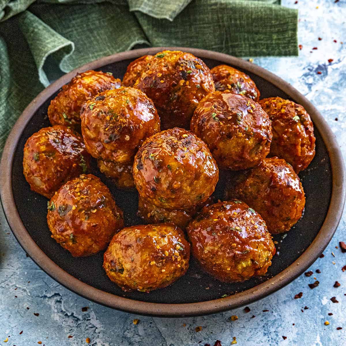 Honey-Sriracha Meatballs Recipe - Chili Pepper Madness