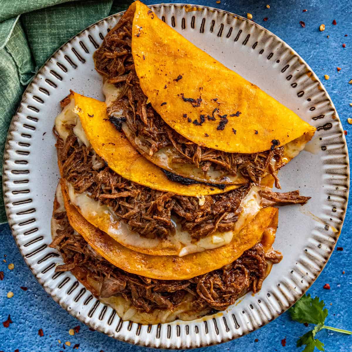 Slow Cooker Birria Recipe - Quesabirria Tacos
