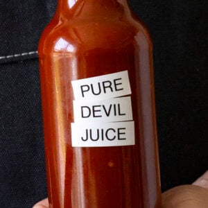 Homemade Hot Sauce Recipe ("Pure Devil Juice")