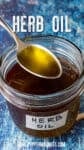 Herb Oil Recipe (How to Make Herb Oil)
