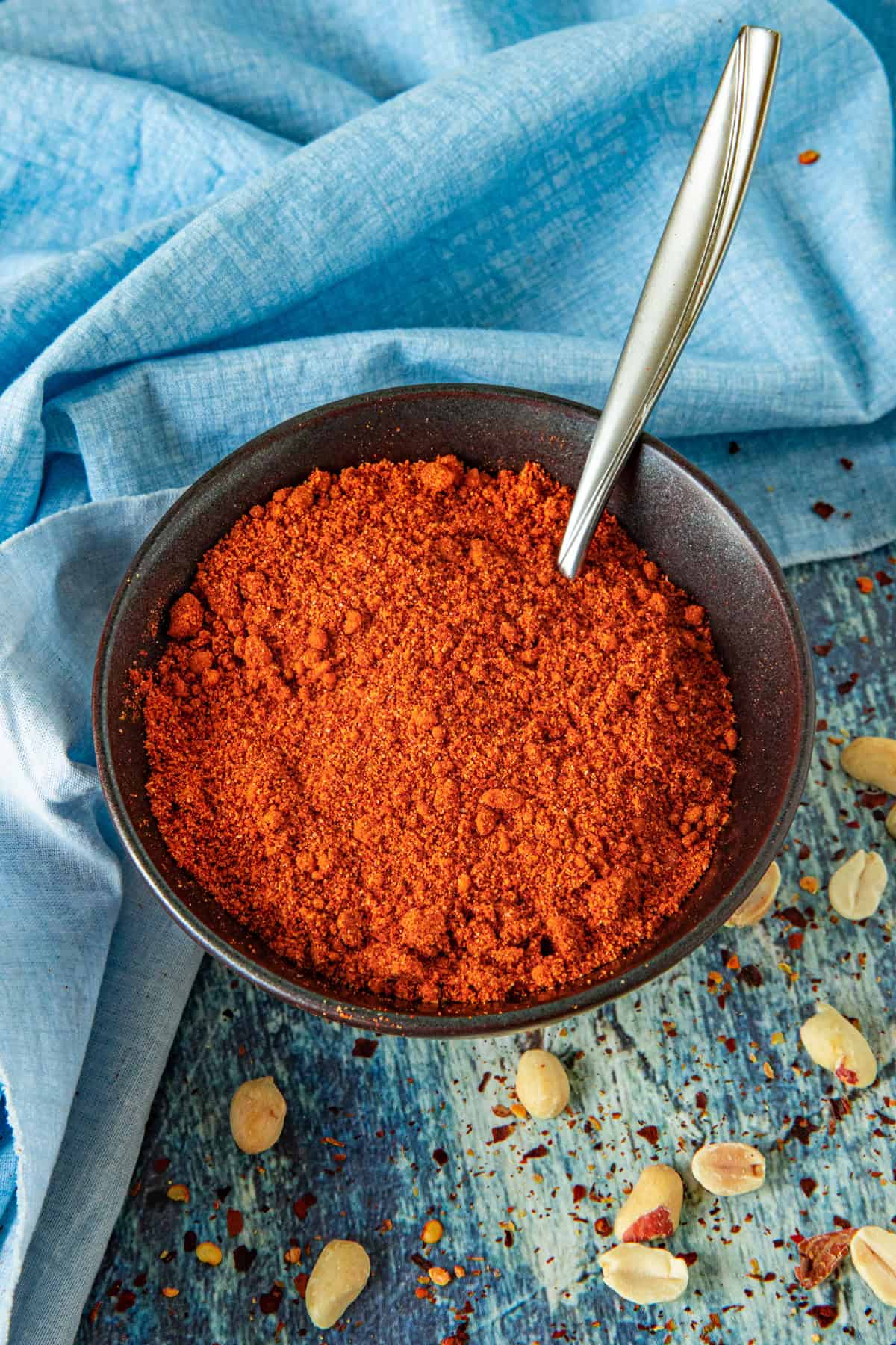 Nigerian Suya Spice (Yaji) in a bowl, ready to use