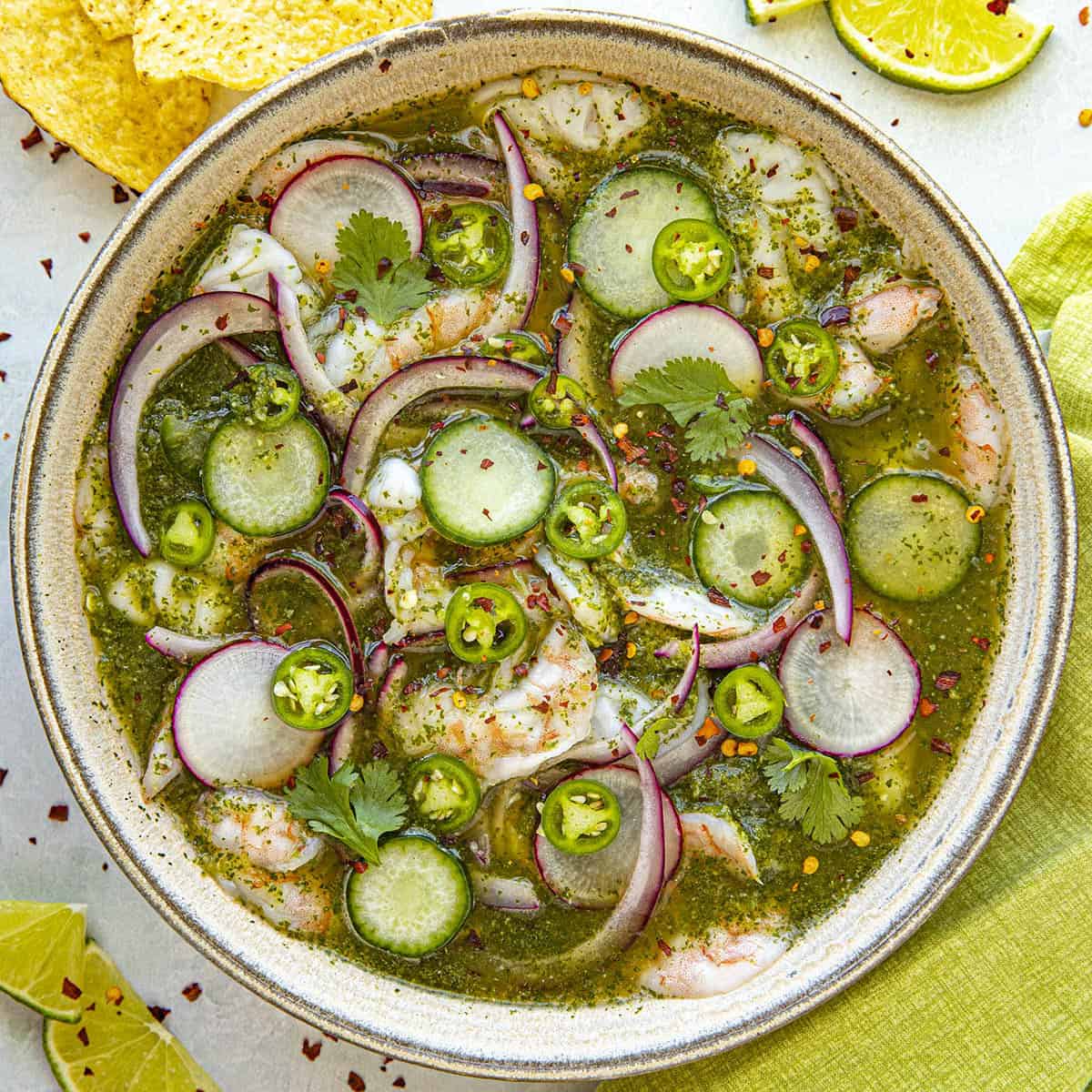 Easy Aguachile Recipe (Mexican Aguachile de Camaron)