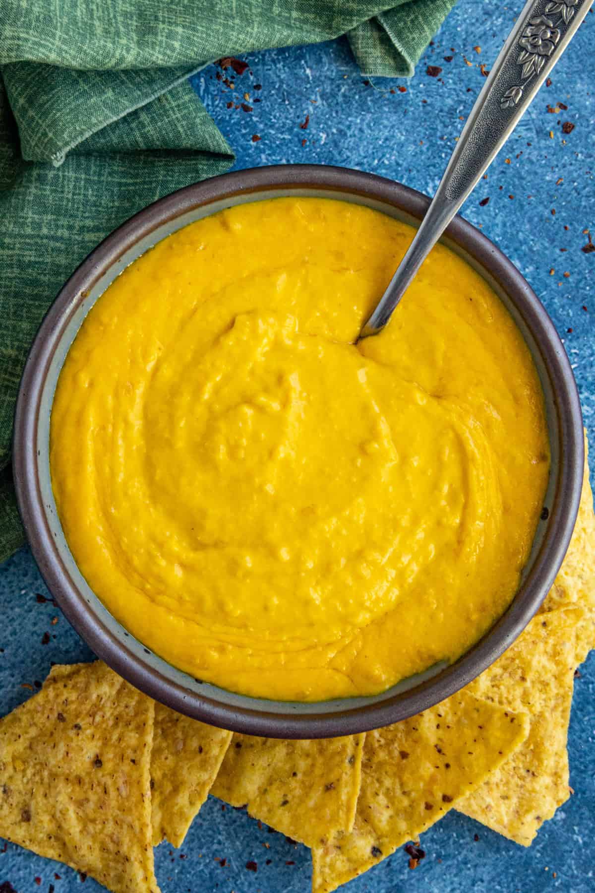A bowl filled with Creamy Habanero Sauce, which is thick and perfect for a salsa