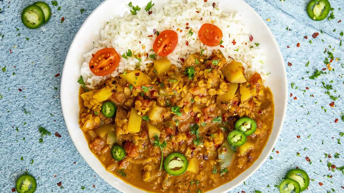 Masoor Dal (Red Lentil Curry Recipe) - Chili Pepper Madness