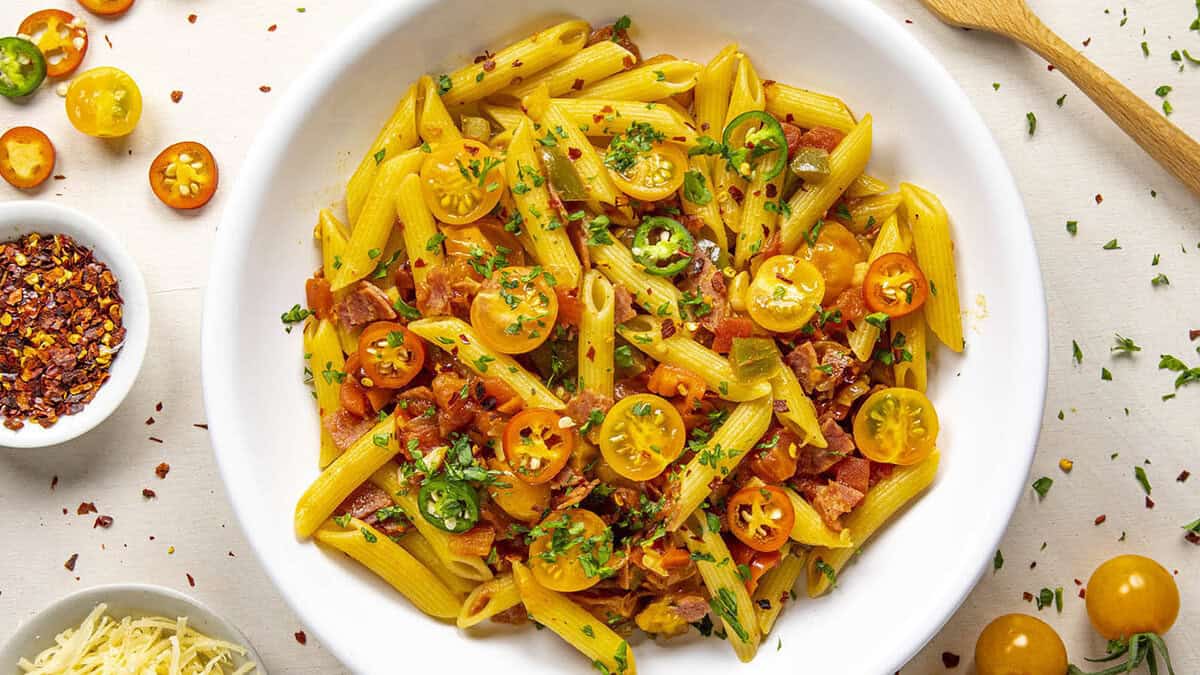 Penne Arrabbiata Recipe - Chili Pepper Madness