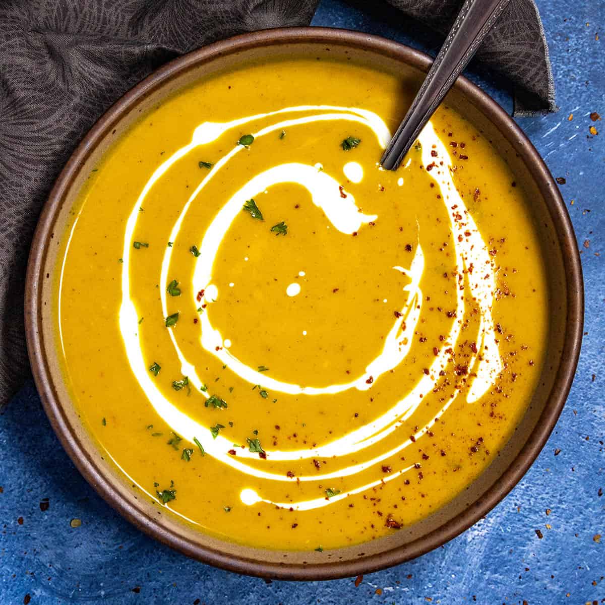 Curried Butternut Squash Soup Recipe