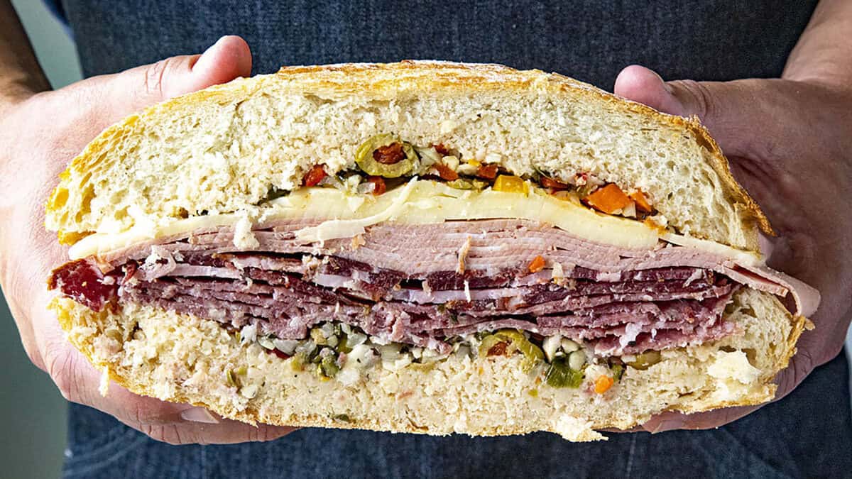 Muffaletta Sandwich Recipe - Chili Pepper Madness