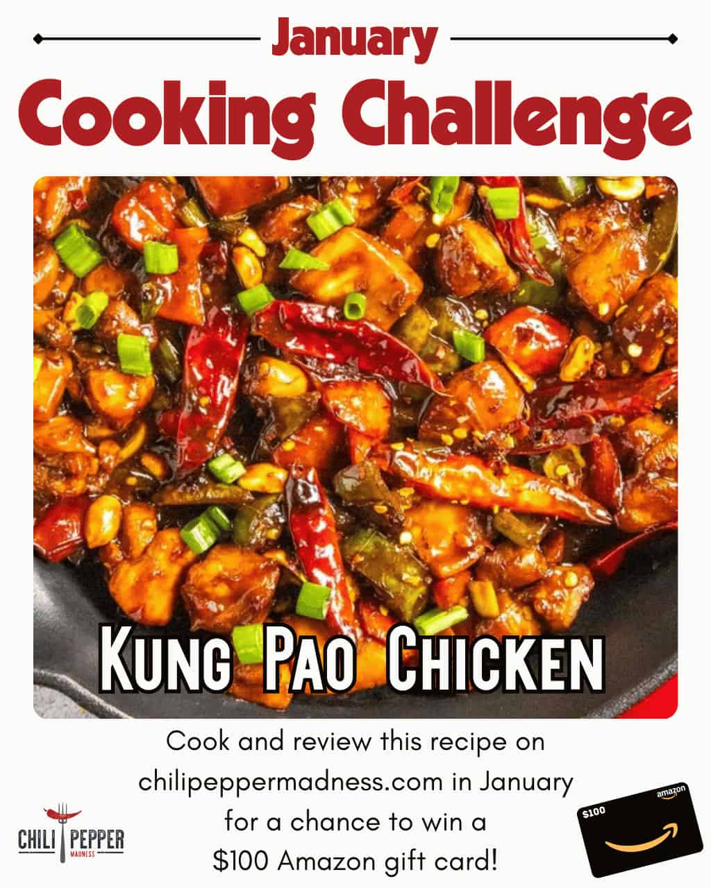 Chili Pepper Madness January Cooking Challenge - Kung Pao Chicken