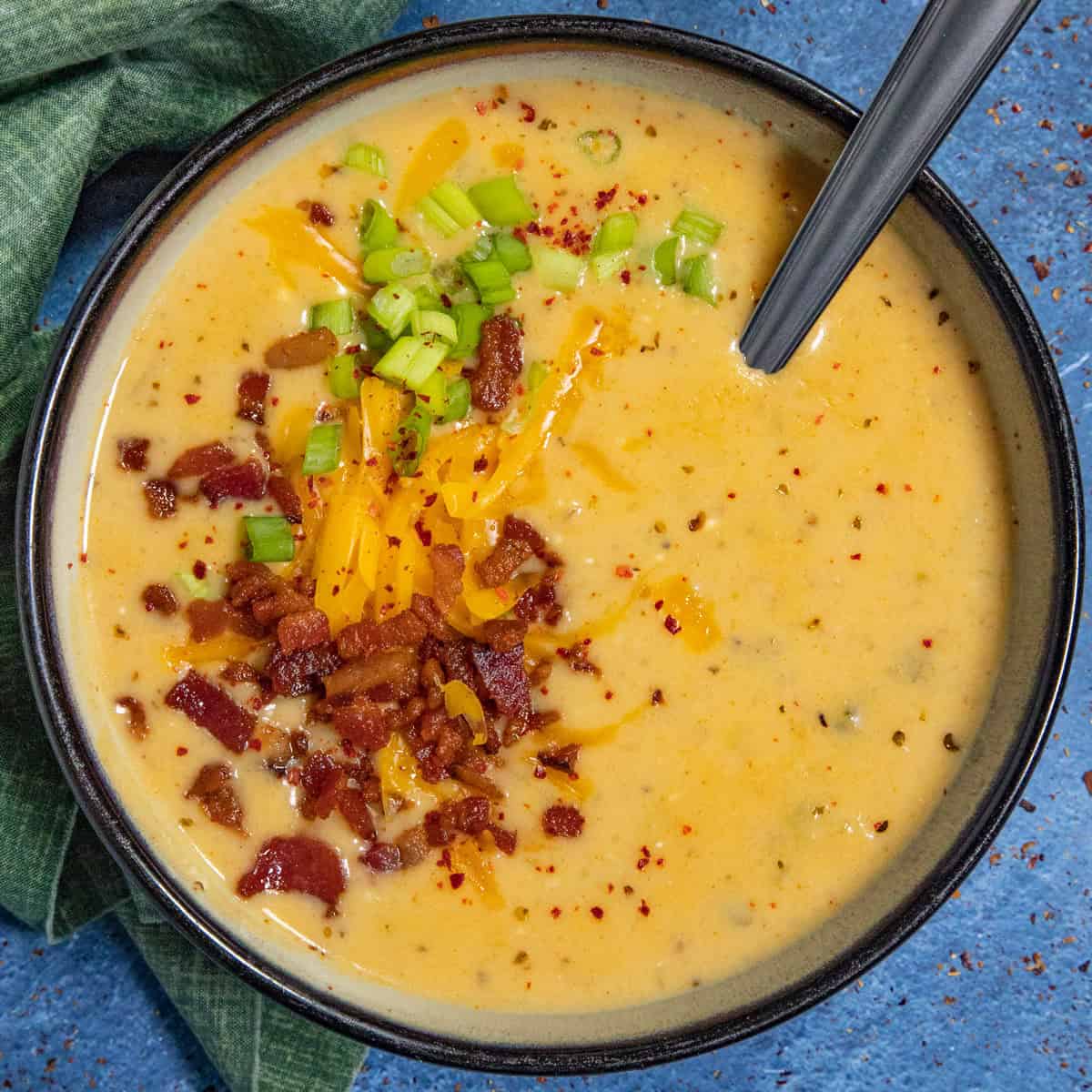 Potato Soup Recipe (Creamy, Cheesy &amp; Easy)-image