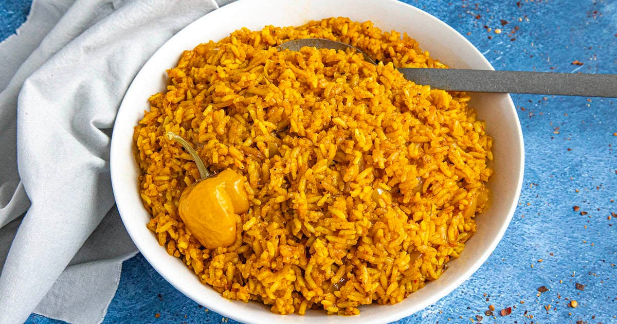 Jollof Rice Recipe (Nigerian Rice) - Chili Pepper Madness