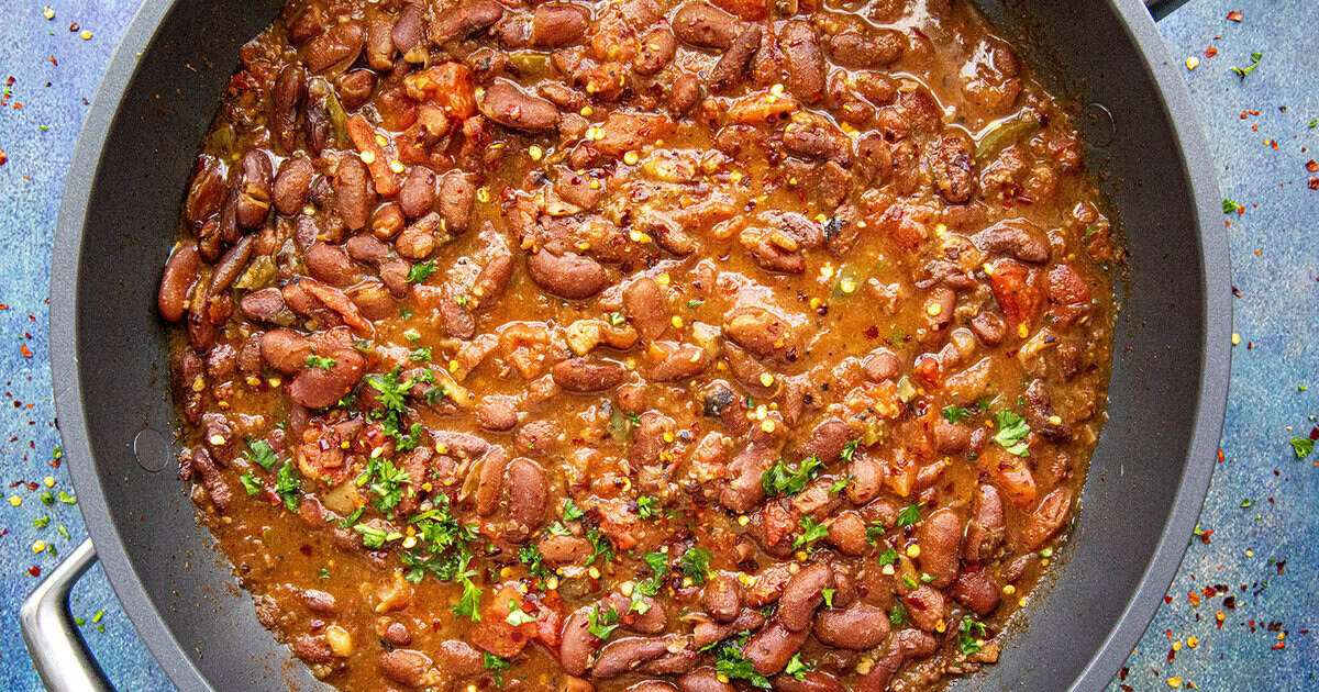 Easy Charro Beans Recipe (Frijoles Charros) - Chili Pepper Madness
