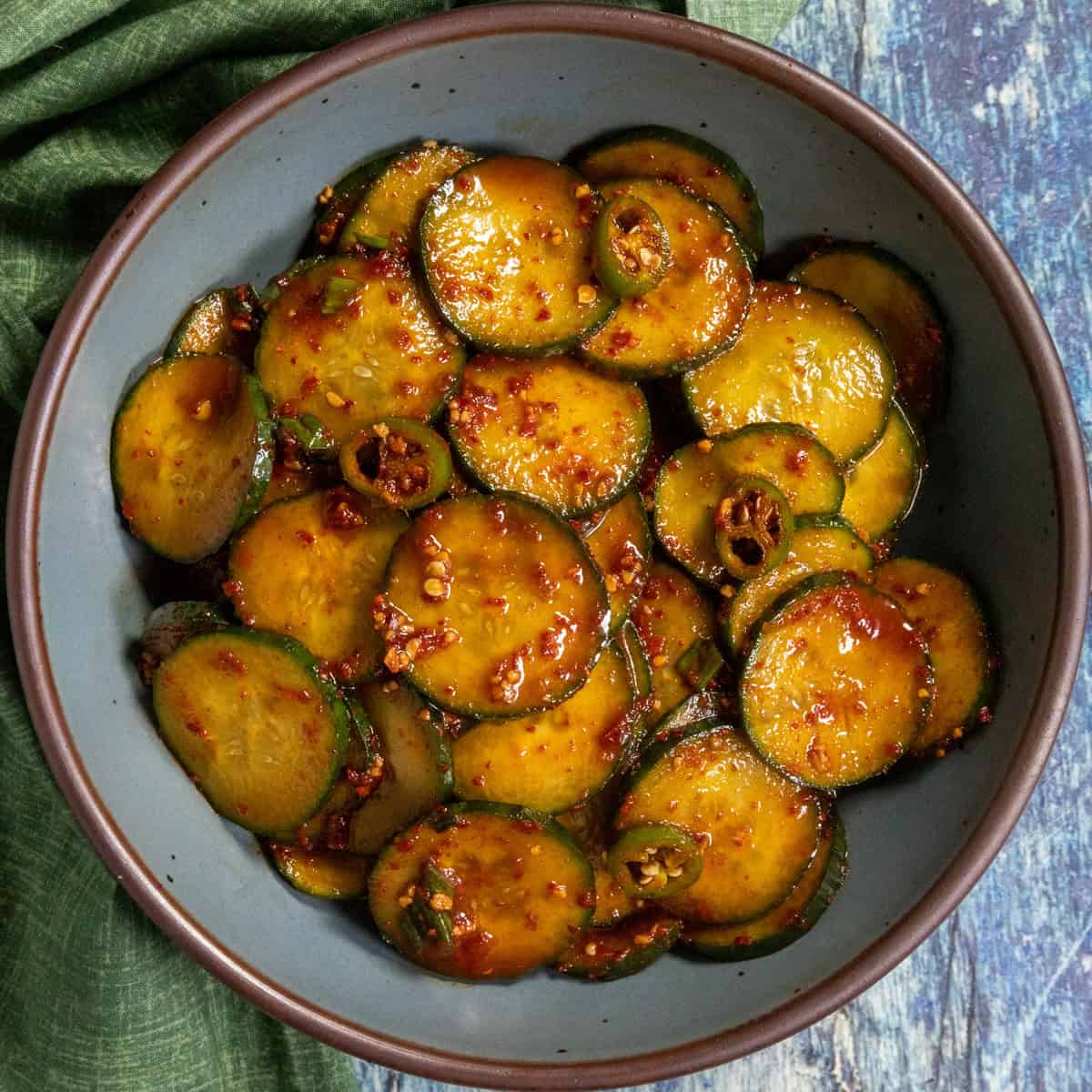 Korean Cucumber Salad (Oi Muchim)
