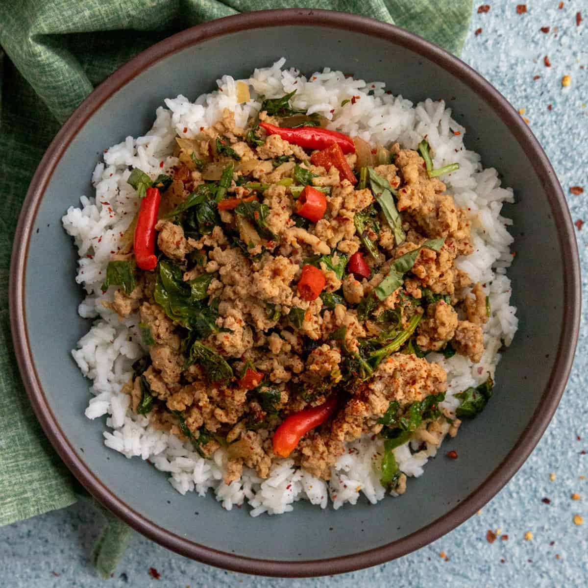 Thai Basil Chicken Recipe (Gai Pad Krapow)