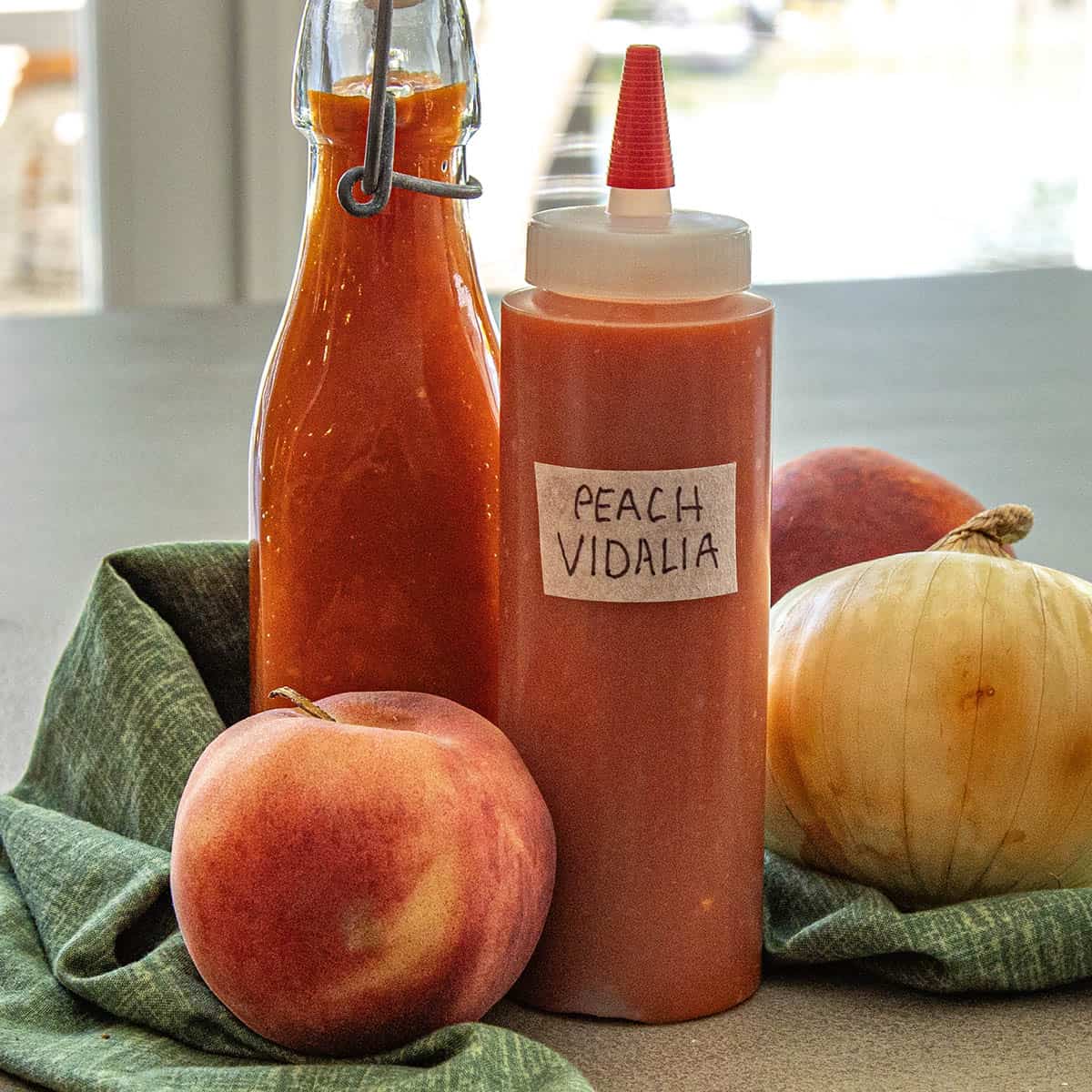 Georgia Peach and Vidalia Onion Hot Sauce