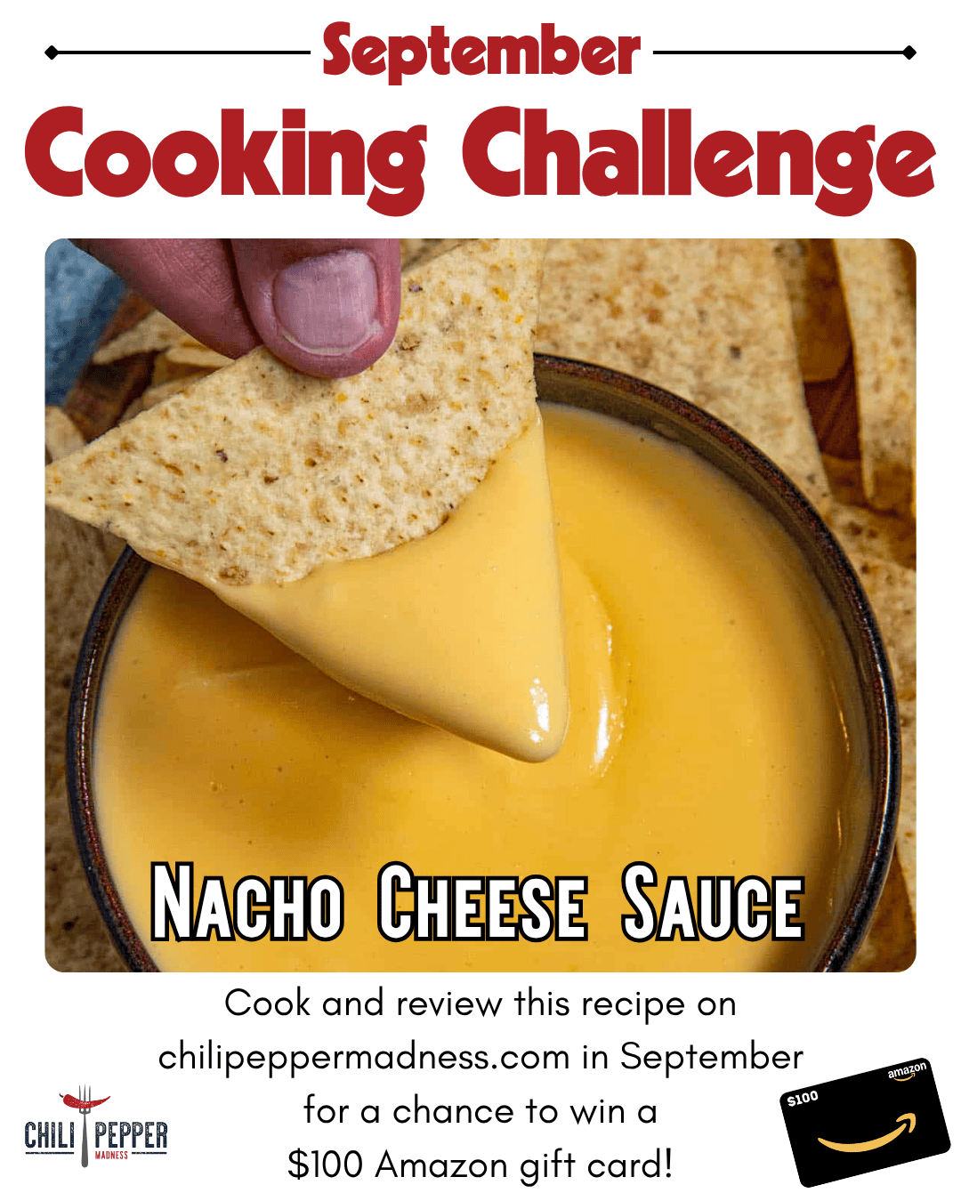 Chili Pepper Madness September Cooking Challenge - Nacho Cheese Sauce